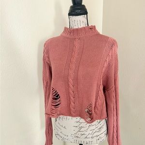 Distressed sweater bought at Buckle store in excellent condition
